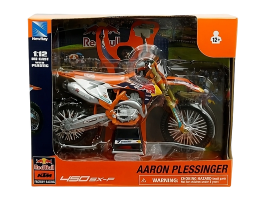 New Ray 1:12 Aaron Plessinger RED BULL KTM SXF 450 Toy - Toy - mx4ever