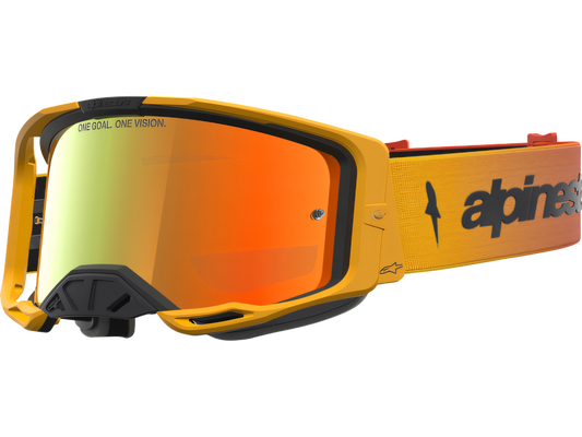 Alpinestars Vision 8 Amber Goggle 27 - Vision 8 Goggle - mx4ever
