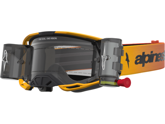 Alpinestars Vision 8 Amber Roll Off Goggle 27 - Vision 8 Goggle - mx4ever