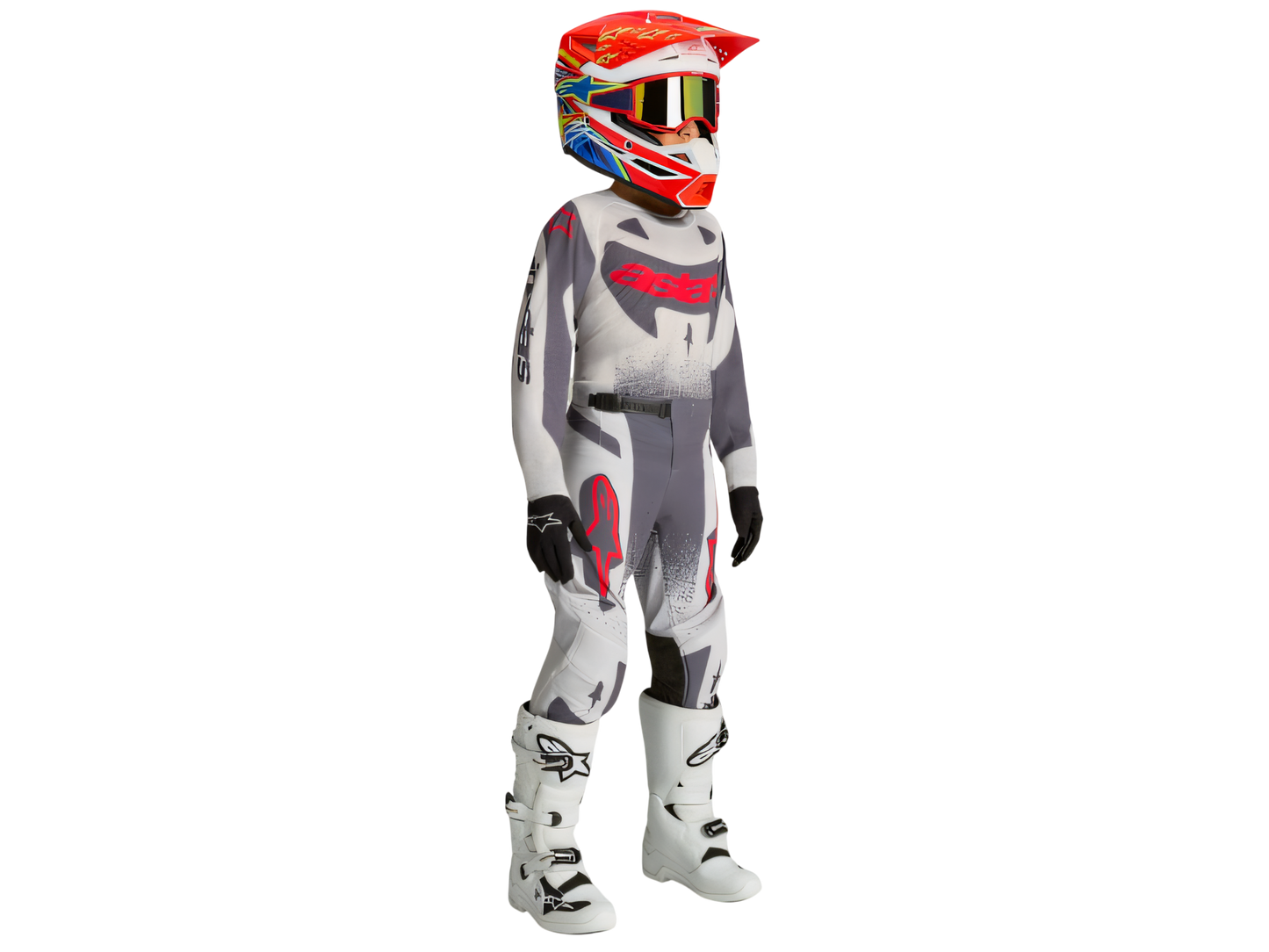 Alpinestars Ungdom Supertech Swan Sæt 27