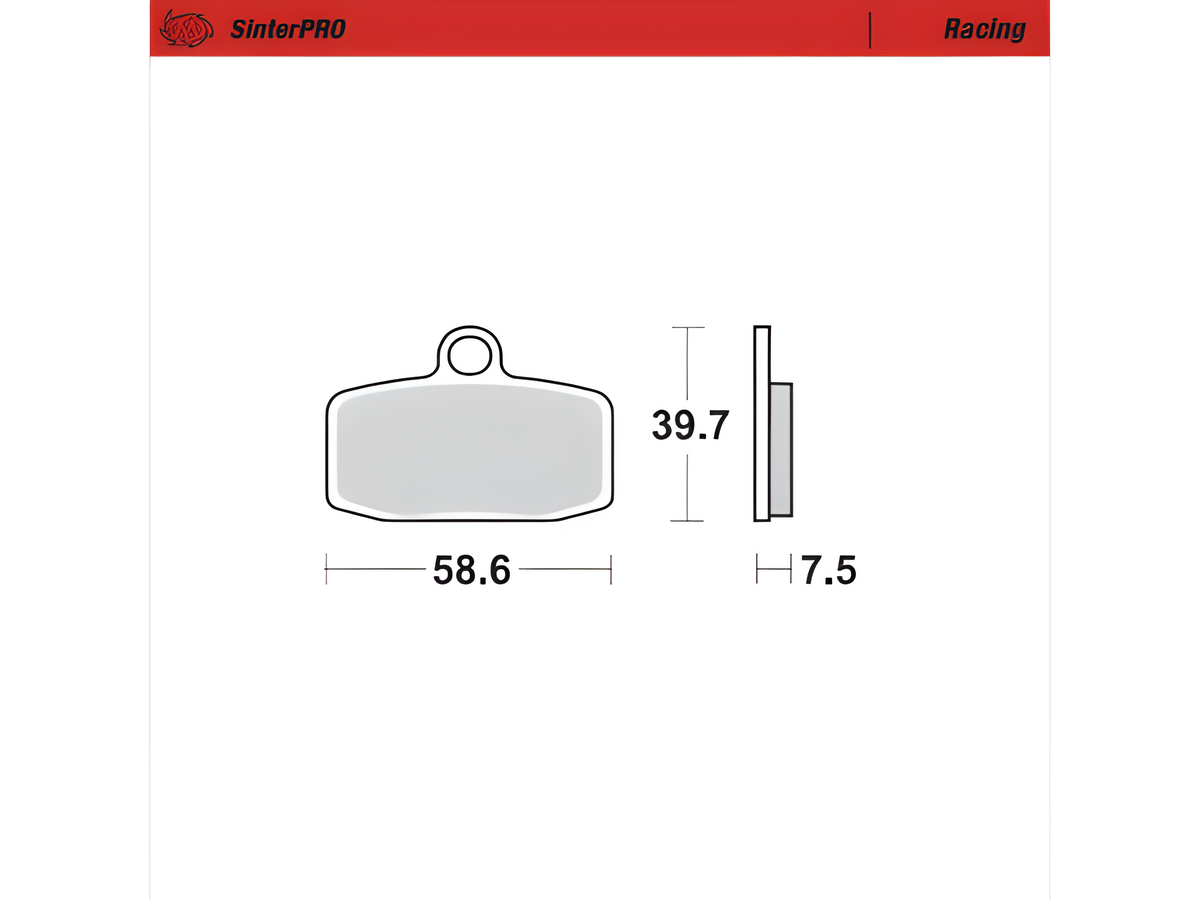 Moto Master Mini Racing Brake Pads 85cc - Brakes - mx4ever