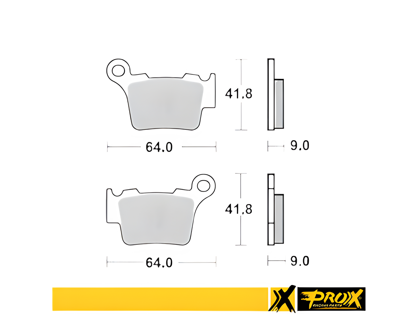 ProX Maxi Standard Rear Brake Pads - Brakes - mx4ever
