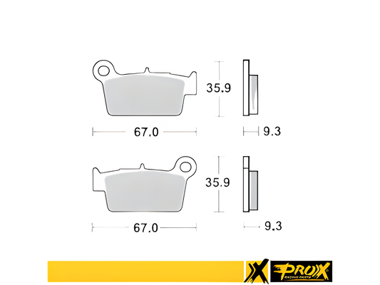 ProX Maxi Standard Rear Brake Pads - Brakes - mx4ever