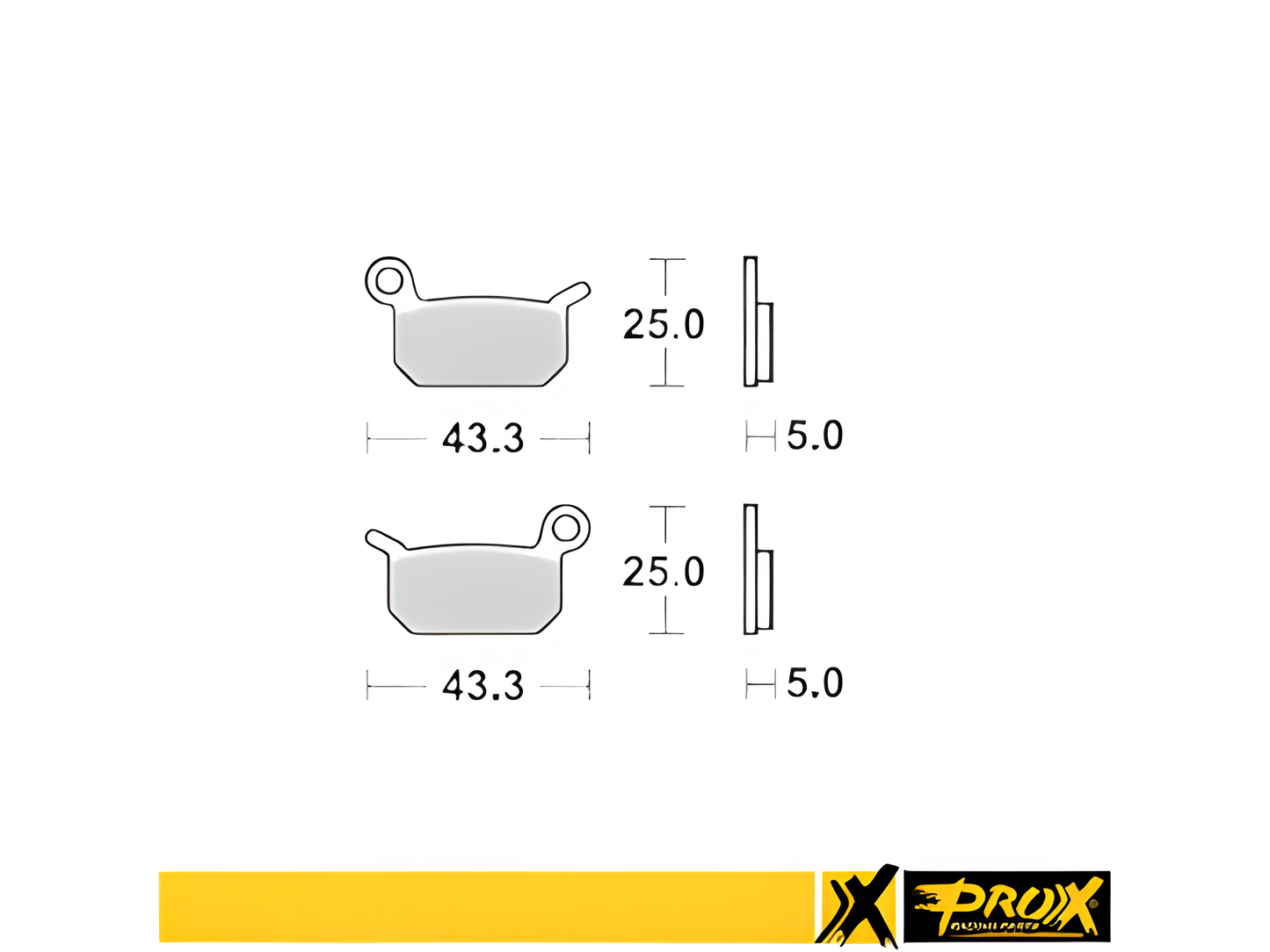 ProX Mini Standard Brake Pads 50cc - Brakes - mx4ever