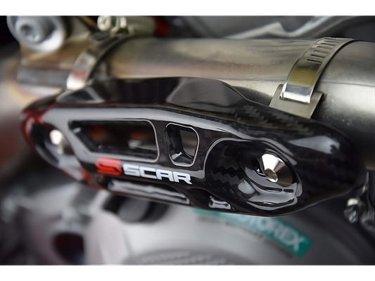 Scar Carbon Universal Exhaust Heat Protector - Exhaust Protector - mx4ever