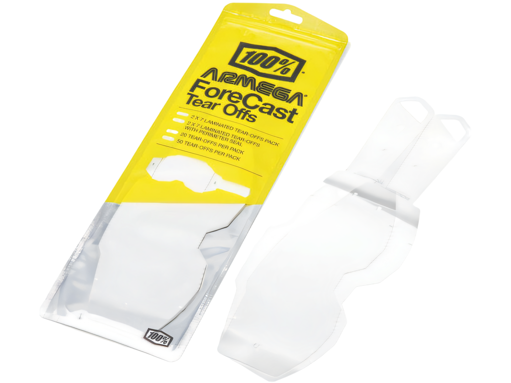 100% Armega & Armatic Forecast Tear-Off - Goggle Accessories - mx4ever