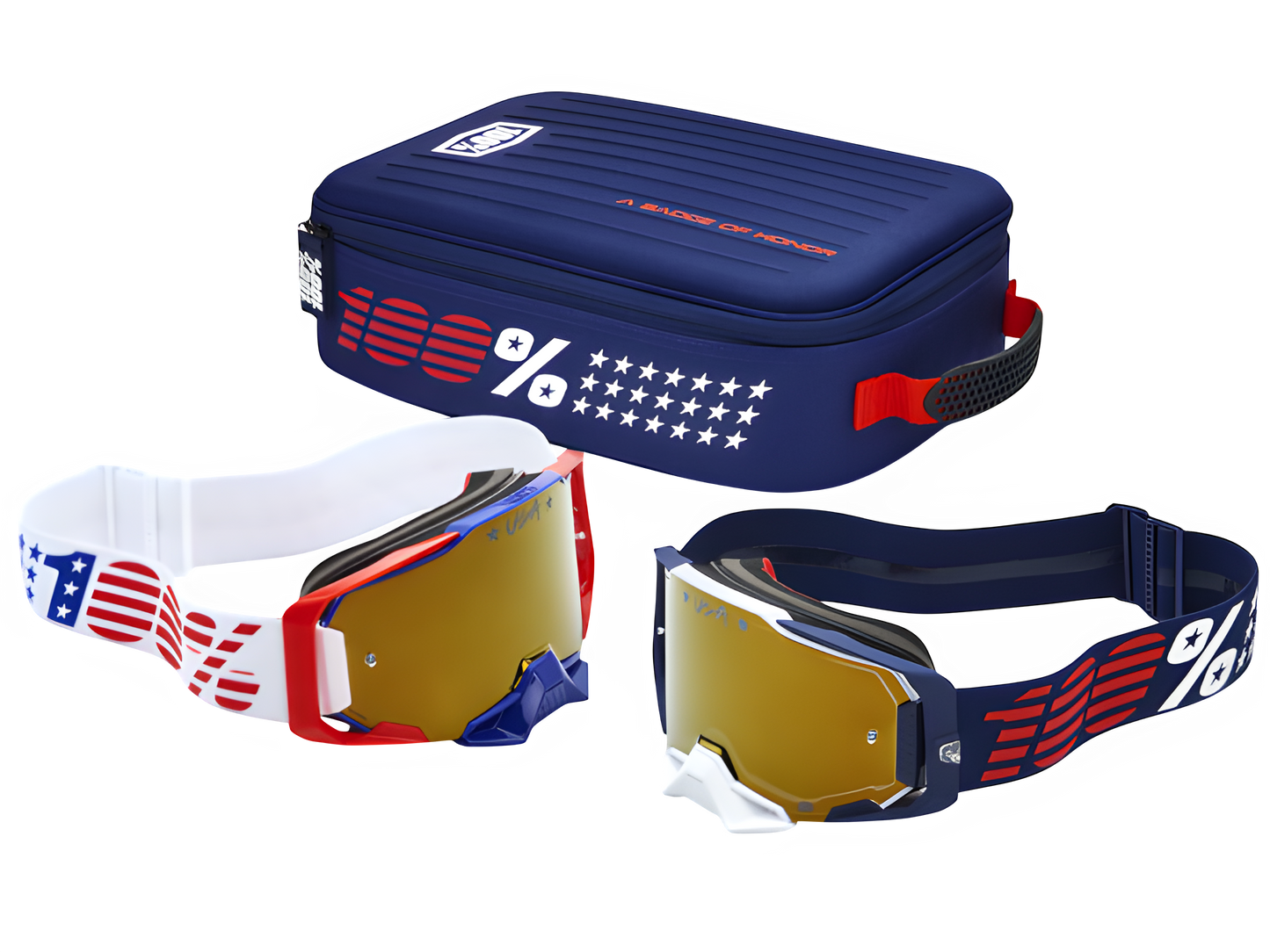 100% Duel Armega Patriot Pro Brillepakke