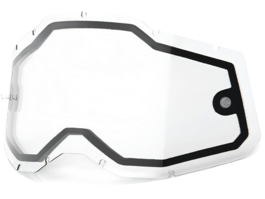 100% Accuri 2 & Strata 2 Replacement Dual Lens - Goggle Lens - mx4ever
