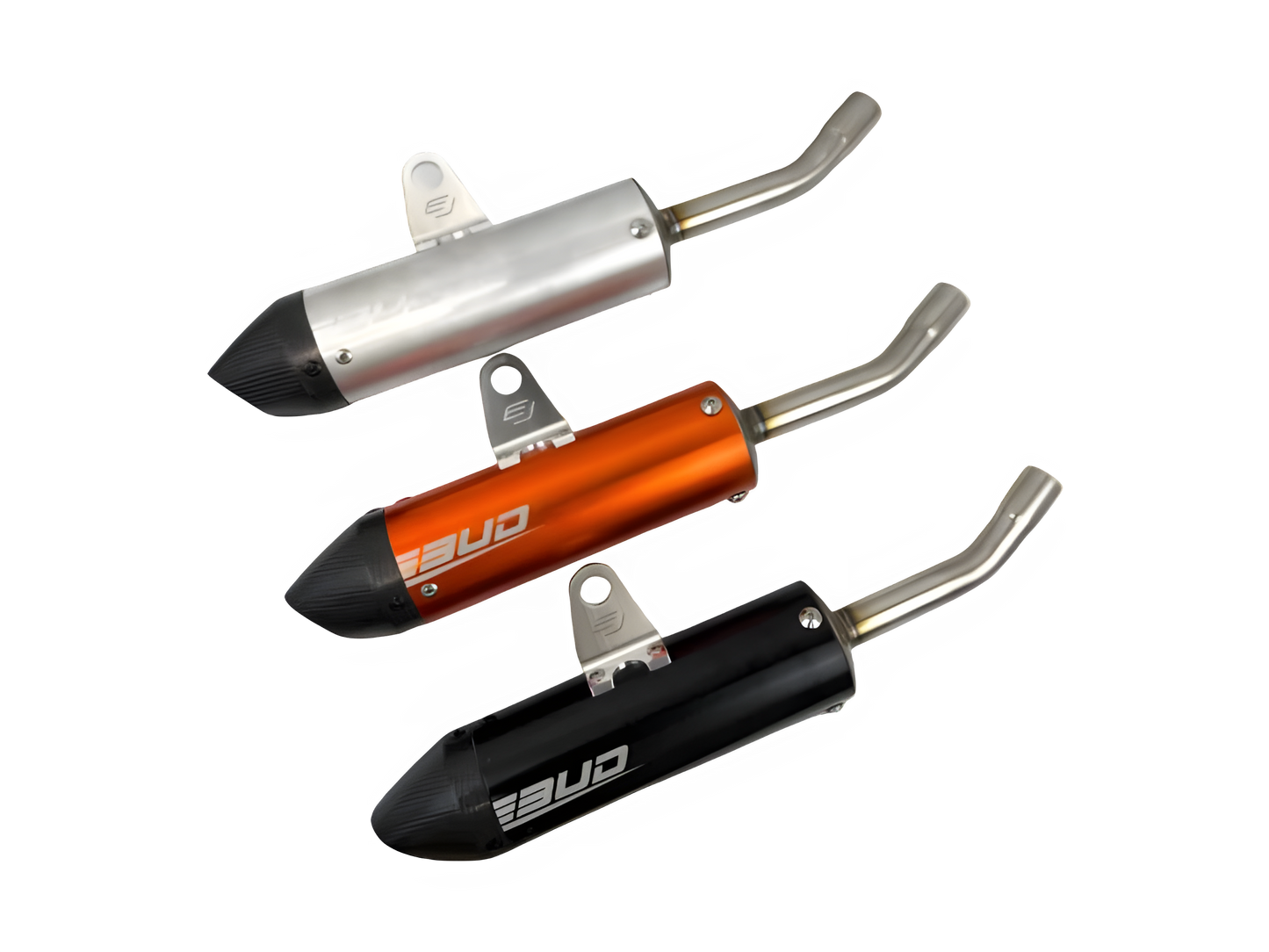 BUD Racing Aluminium Lyddæmper til 2 Takts Maxi Modeller