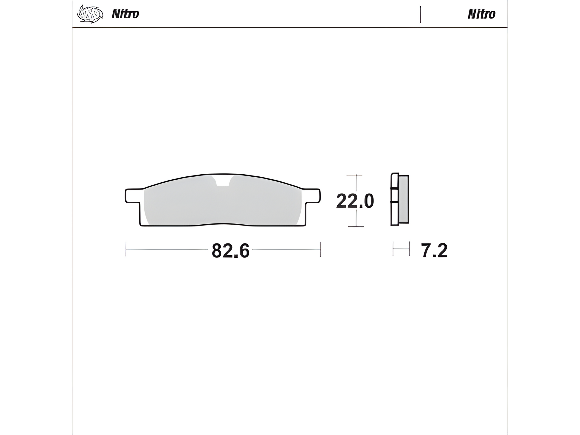 Moto Master Mini Nitro Brake Pads 85cc - Brakes - mx4ever
