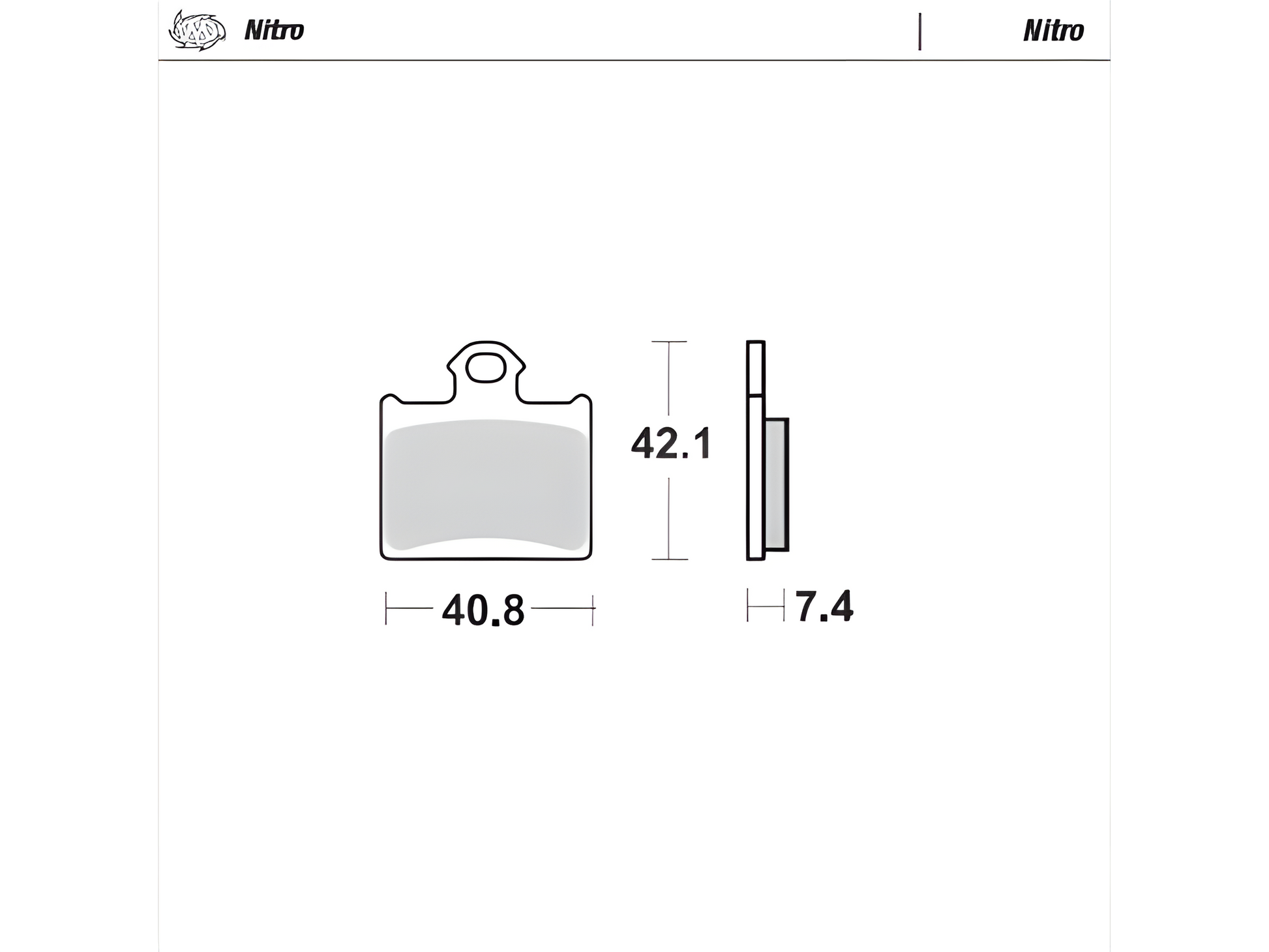 Moto Master Mini Nitro Brake Pads 85cc - Brakes - mx4ever