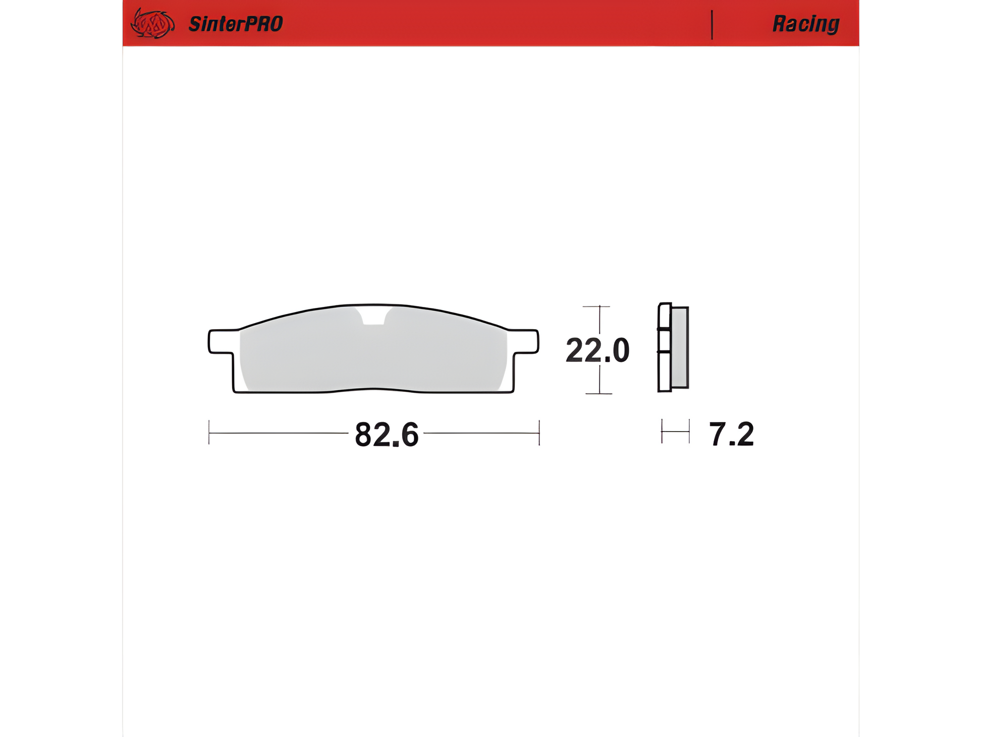 Moto Master Mini Racing Brake Pads 85cc - Brakes - mx4ever