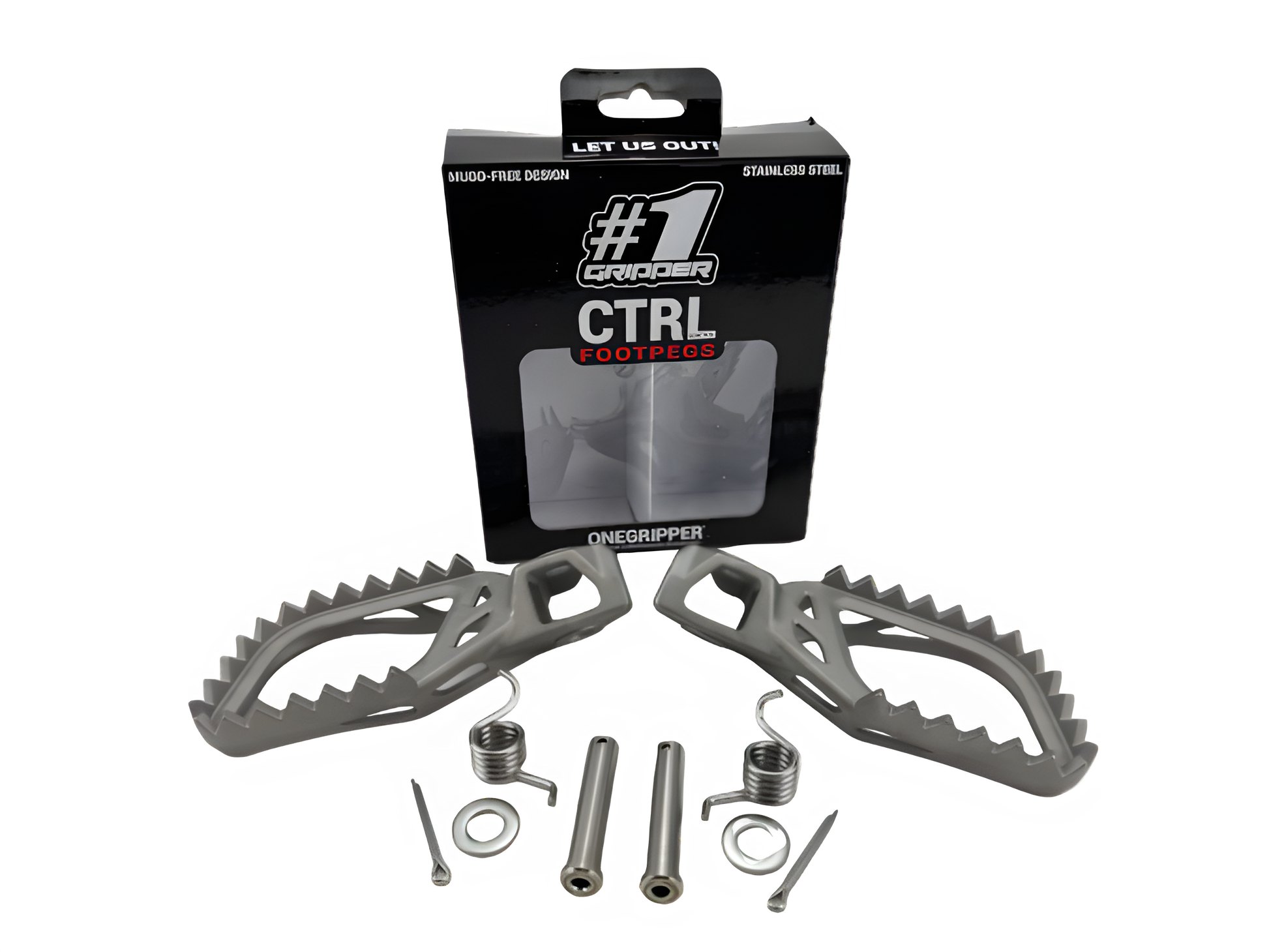 Onegripper Maxi CTRL (Control) Footpegs - Footpegs - mx4ever