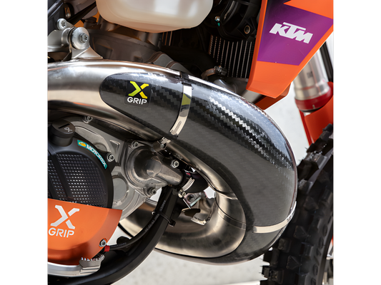 X-GRIP Maxi Carbon Exhaust Guard - Exhaust Protector - mx4ever
