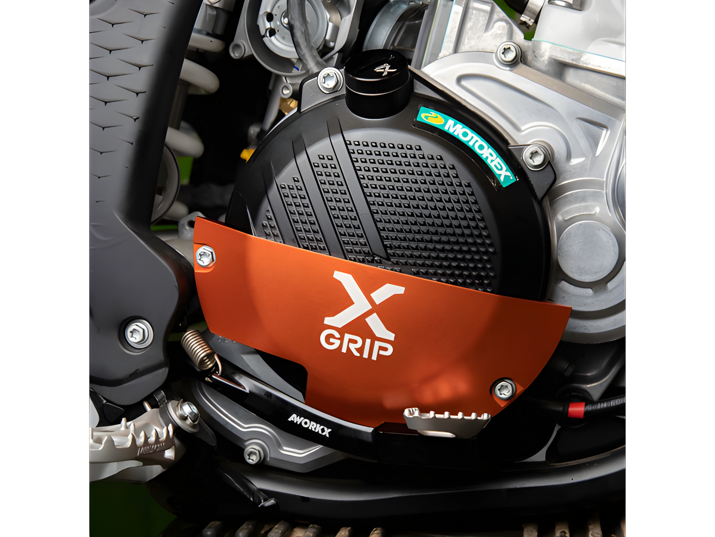 X-GRIP Maxi Clutch Cover Guard - Clutch Cover Protection - mx4ever
