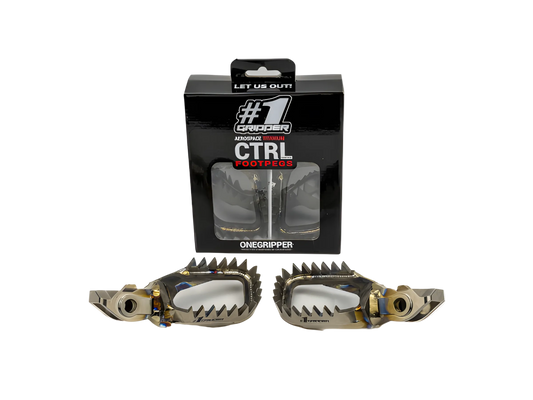 Onegripper Maxi Ti-CTRL (Control) Mud Free Footpegs