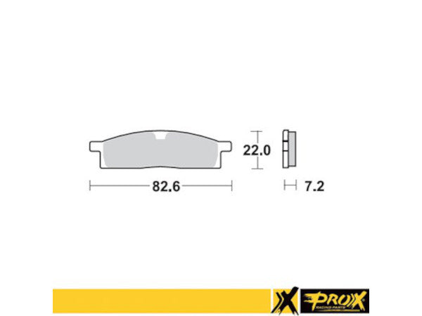 ProX Mini Standard Front Brake Pads - Brakes - mx4ever