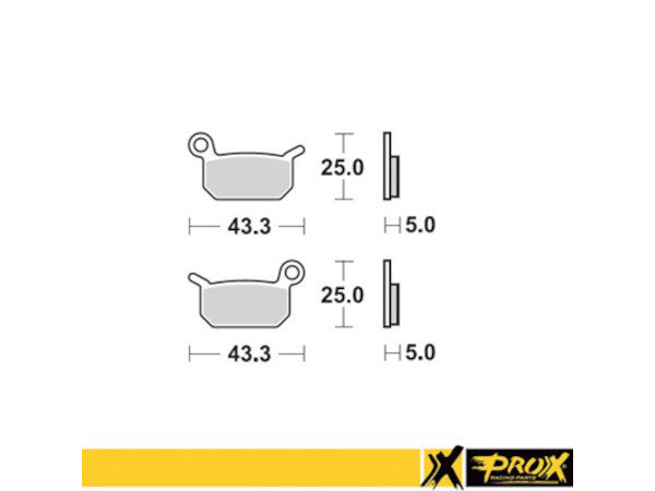 ProX Mini Standard Brake Pads - Brakes - mx4ever
